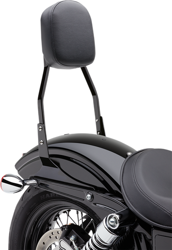COBRA Standard Sissy Bar - Black - Dyna 602-1152B