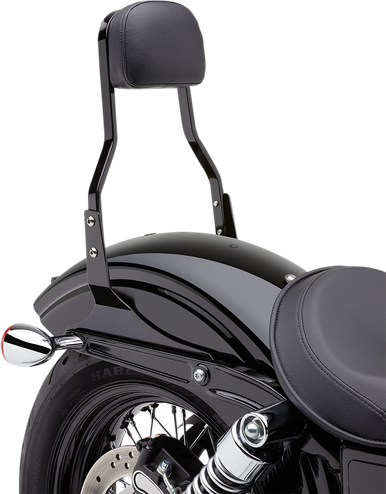 COBRA Short Sissy Bar - Black - Dyna 602-1202B