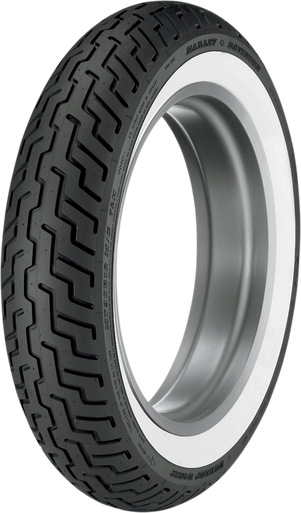 DUNLOP Tire - D402 - MT90-16 - Wide Whitewall - Front 45006380