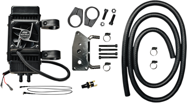 JAGG OIL COOLERS Fan-Assisted Vertical Frame-Mount Oil Cooler Kit 761-FP2600