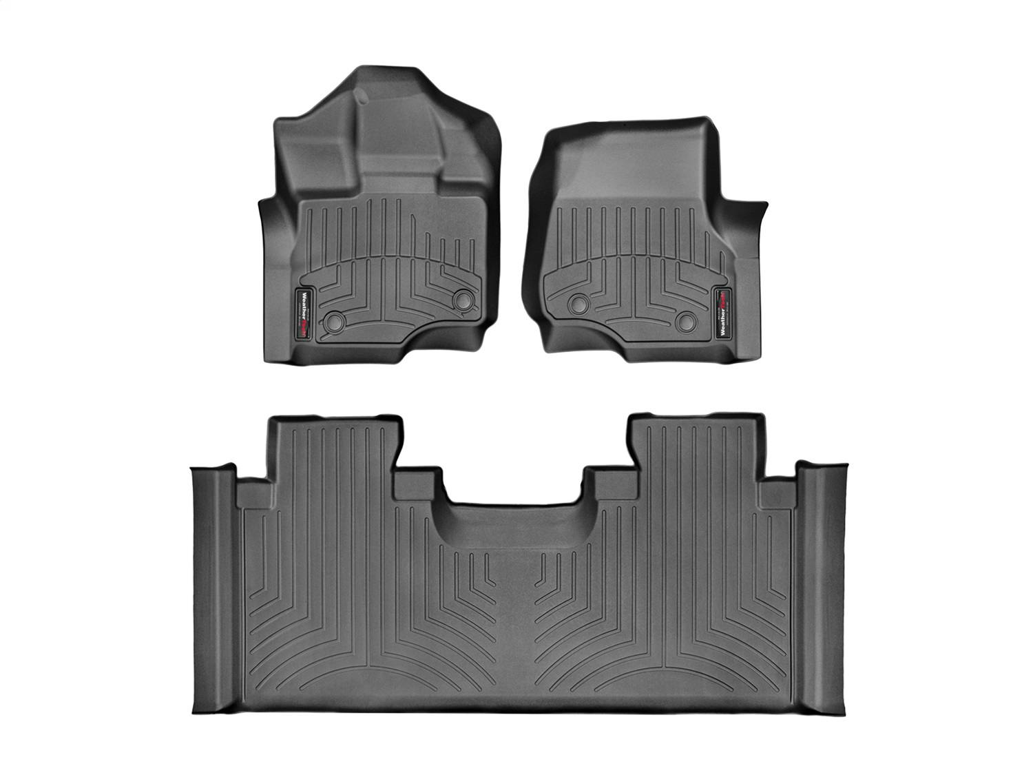 WeatherTech 446971V-446973 Front and Rear Floorliners for Vinyl Floors