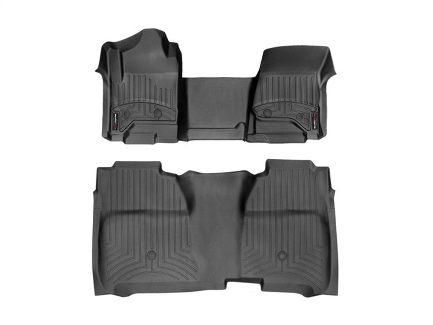 WeatherTech 449671V-445422V Front and Rear Floorliners - Over The Hump For Vinyl Floors