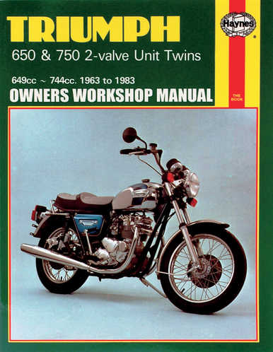 HAYNES Manual - Triumph 2-Valve Twins 122