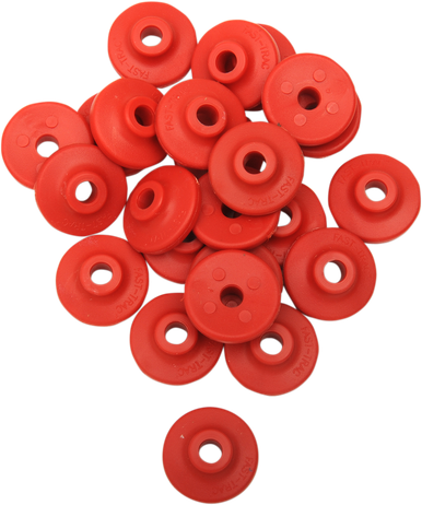 Fast-Trac Air Lite Round XL Backer Plates Red 5/16in Thread 96 Pack 605RR-96