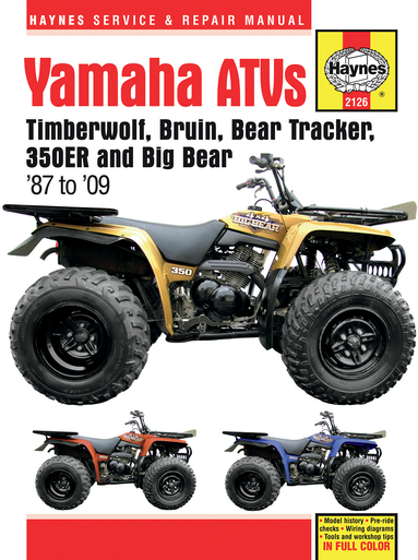 HAYNES Manual - Yamaha YFM350 2126