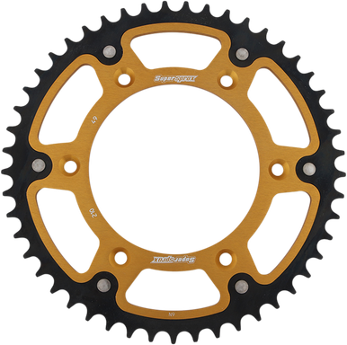 SUPERSPROX Stealth Rear Sprocket - 49-Tooth - Gold - Honda RST-210-49-GLD