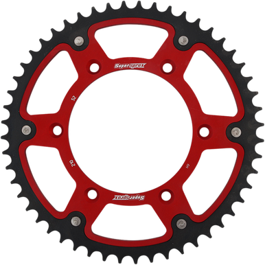 SUPERSPROX Stealth Rear Sprocket - 52-Tooth - Red - Honda RST-210-52-RED