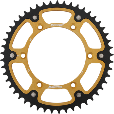 SUPERSPROX Stealth Rear Sprocket - 49-Tooth - Gold - Yamaha RST-245-49-GLD