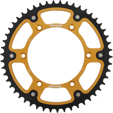 SUPERSPROX Stealth Rear Sprocket - 50-Tooth - Gold - Yamaha RST-245-50-GLD