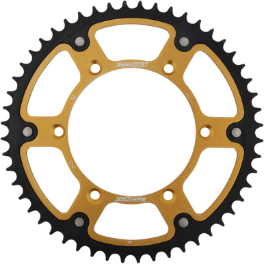 SUPERSPROX Stealth Rear Sprocket - 52-Tooth - Gold - Yamaha RST-245-52-GLD