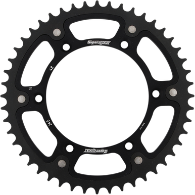 SUPERSPROX Stealth Rear Sprocket - 48-Tooth - Black - Yamaha RST-245-48-BLK