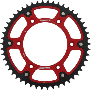 SUPERSPROX Stealth Rear Sprocket - 50-Tooth - Red - Beta RST-8000-50-RED