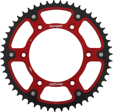 SUPERSPROX Stealth Rear Sprocket - 51-Tooth - Red - Beta RST-8000-51-RED