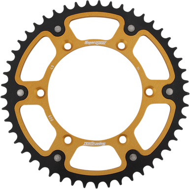 SUPERSPROX Stealth Rear Sprocket - 49-Tooth - Gold - Kawasaki RST-808-49-GLD