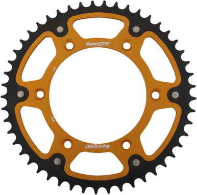 SUPERSPROX Stealth Rear Sprocket - 49-Tooth - Gold - Husaberg RST-990-49-GLD