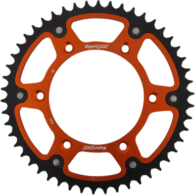 SUPERSPROX Stealth Rear Sprocket - 50-Tooth - Orange - Husaberg RST-990-50-ORG