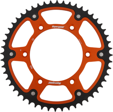 SUPERSPROX Stealth Rear Sprocket - 52-Tooth - Orange - Husaberg RST-990-52-ORG