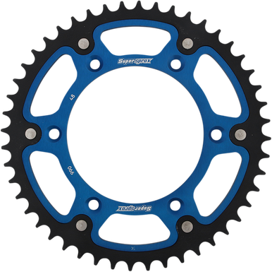 SUPERSPROX Stealth Rear Sprocket - 48-Tooth - Blue - Husaberg RST-990-48-BLU