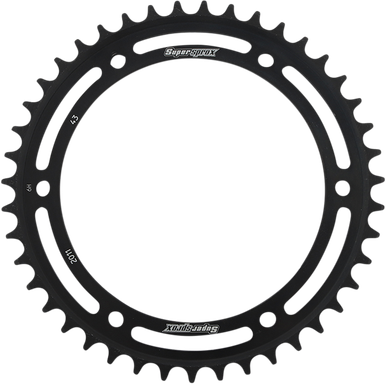 SUPERSPROX Rear Sprocket - 43-Tooth RFE-2011-43-BLK