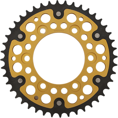 SUPERSPROX Stealth Rear Sprocket - 44-Tooth - Gold - Ducati RST-735-44-GLD