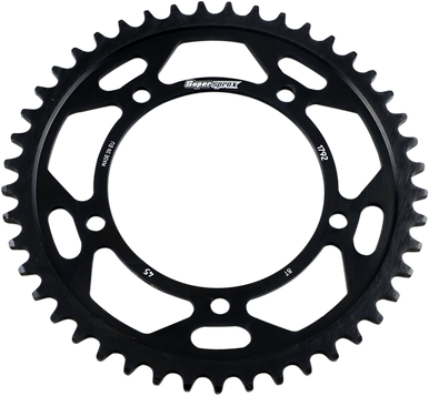 SUPERSPROX Edge Rear Sprocket - Black - 45-Tooth RFA179245BLK