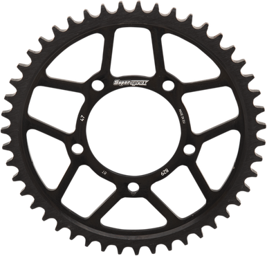 SUPERSPROX Edge Rear Sprocket - Black - 47-Tooth RFA82947BLK