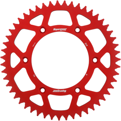 SUPERSPROX Rear Sprocket - Red - Honda - 51-Tooth RAL21051RED