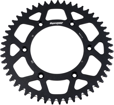 SUPERSPROX Rear Sprocket - Black - Honda - 51-Tooth RAL21051BLK