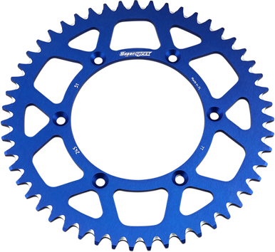 SUPERSPROX Rear Sprocket - Blue - Yamaha - 51-Tooth RAL-245-51 BLU
