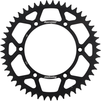 SUPERSPROX Rear Sprocket - Black - Yamaha - 49-Tooth RAL-245-49 BLK