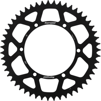 SUPERSPROX Rear Sprocket - Black - Kawasaki - 51-Tooth RAL-460-51-BLK