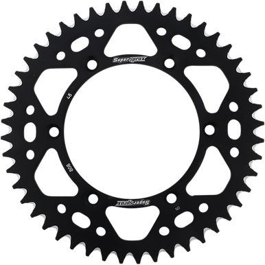 SUPERSPROX Rear Sprocket - Black - Kawasaki - 48-Tooth RAL-808-48-BLK
