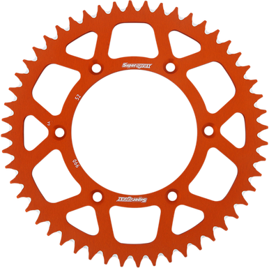 SUPERSPROX Rear Sprocket - Orange - KTM/Husqvarna - 52-Tooth RAL-990-52-ORG