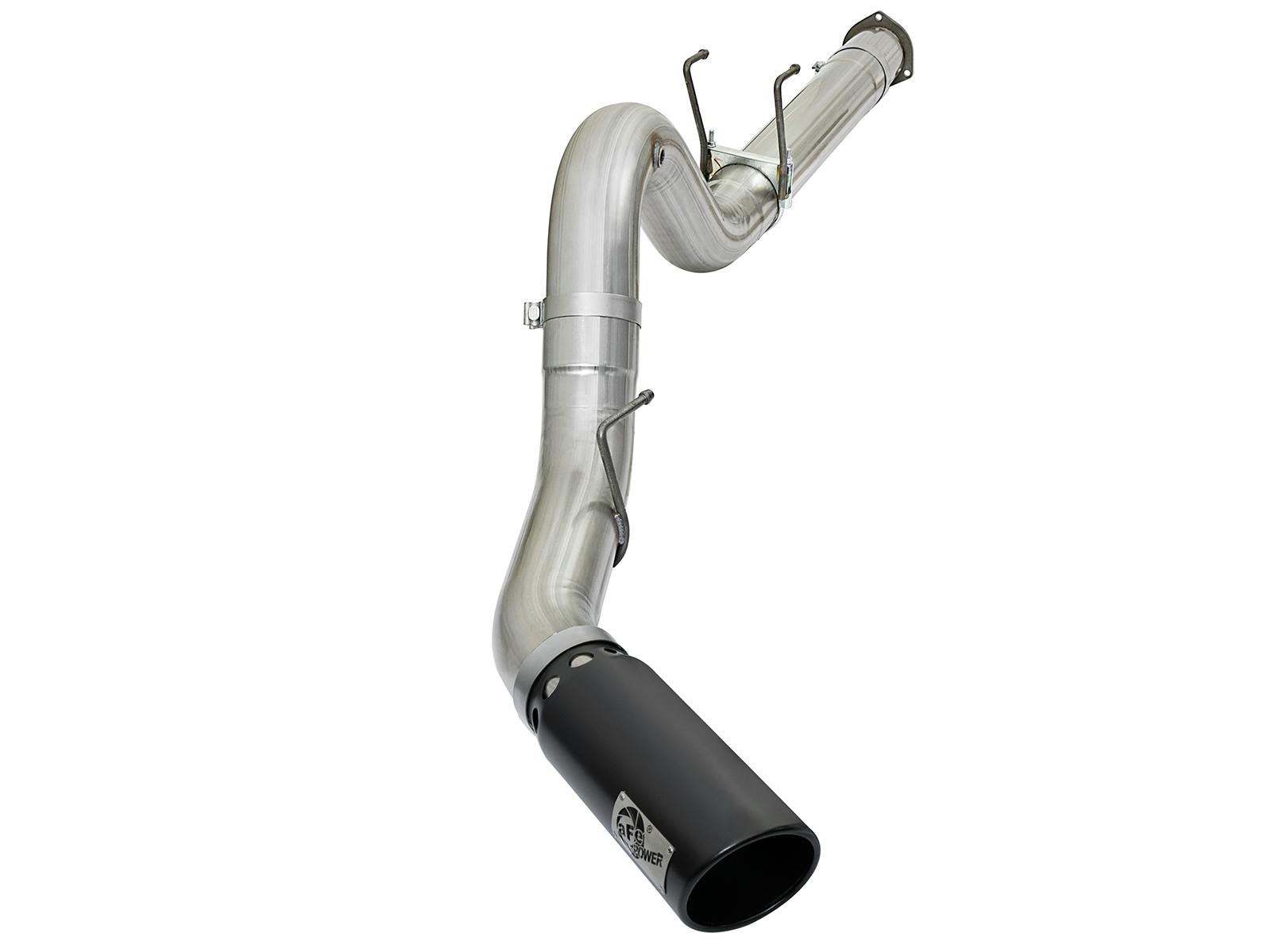 AFE 49-03090-B ATLAS 5 IN Aluminized Steel DPF-Back Exhaust System w/Black Tip