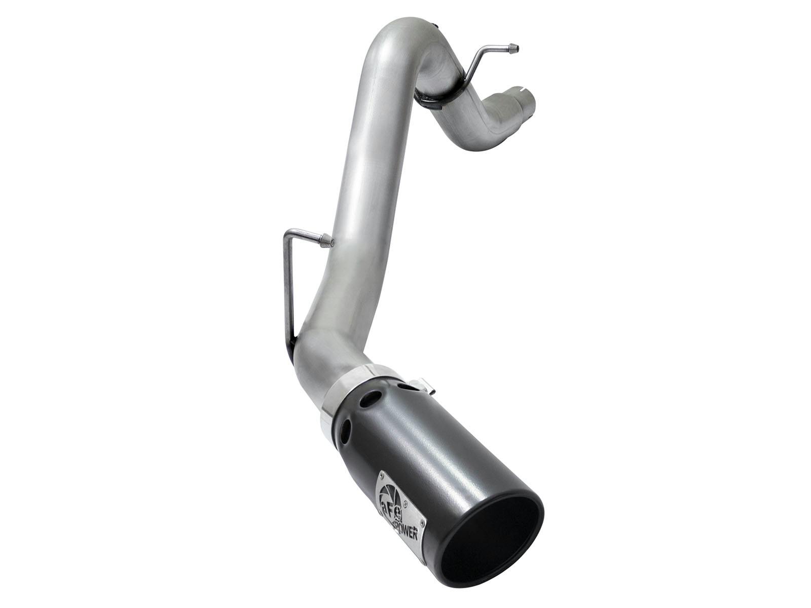 AFE 49-04064-B ATLAS 3-1/2 IN Aluminized Steel DPF-Back Exhaust System w/Black Tip