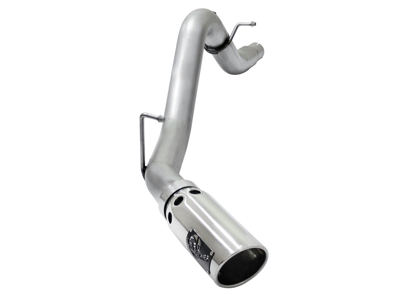AFE 49-04064-P ATLAS 3-1/2 IN Aluminized Steel DPF-Back Exhaust System w/Polished Tip