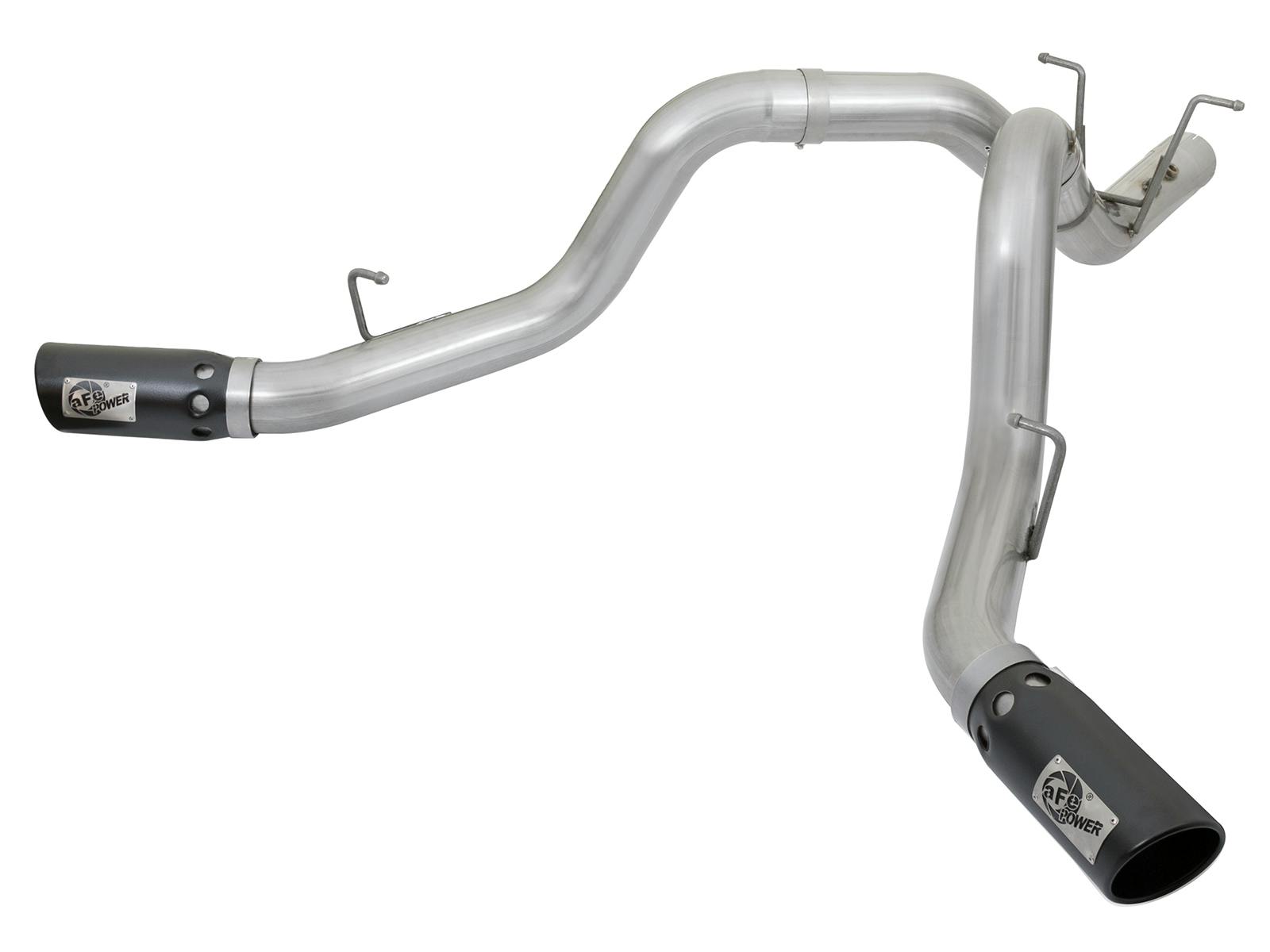AFE 49-04086-B ATLAS 4 IN Aluminized Steel DPF-Back Exhaust System w/ Black Tip