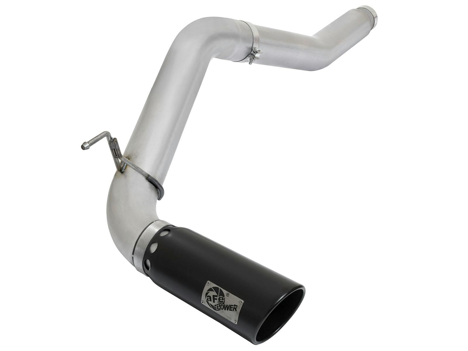 AFE 49-06112-B ATLAS 5 IN Aluminized Steel DPF-Back Exhaust System w/Black Tip