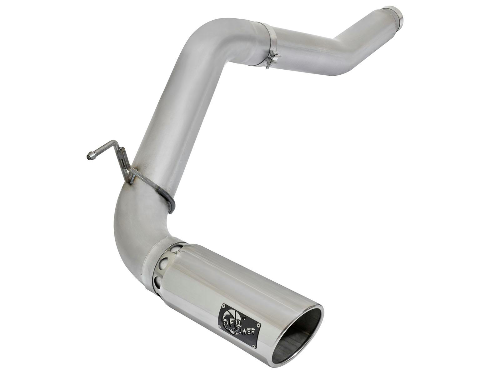 AFE 49-06112-P ATLAS 5 IN Aluminized Steel DPF-Back Exhaust System w/ Polished Tip