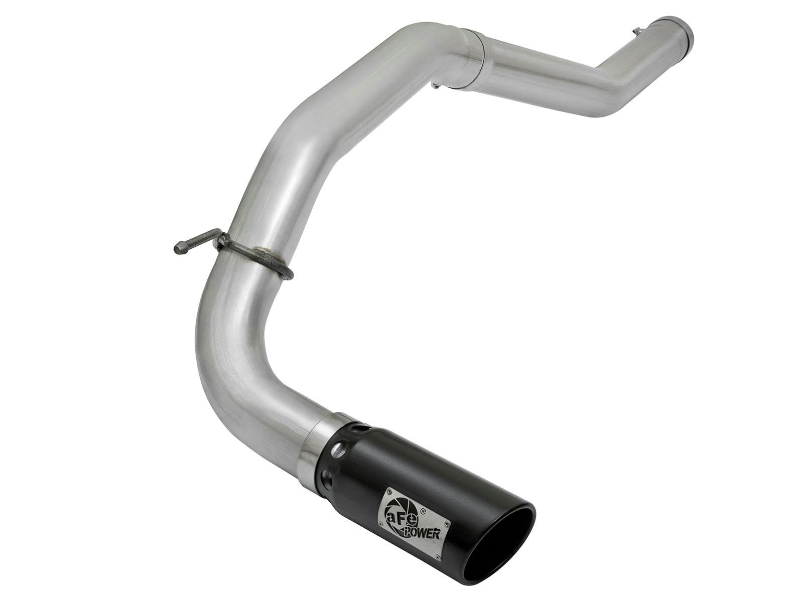 AFE 49-06113-B ATLAS 4 IN Aluminized Steel DPF-Back Exhaust System w/Black Tip
