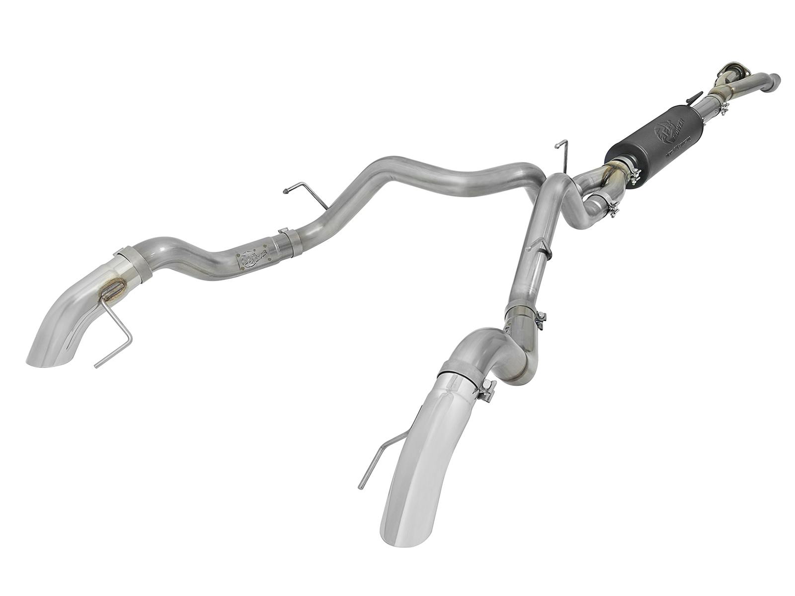 AFE 49-33095-P MACH Force-Xp 3 IN 304 SS Cat-Back Hi-Tuck Exhaust System w/ Polished Tips