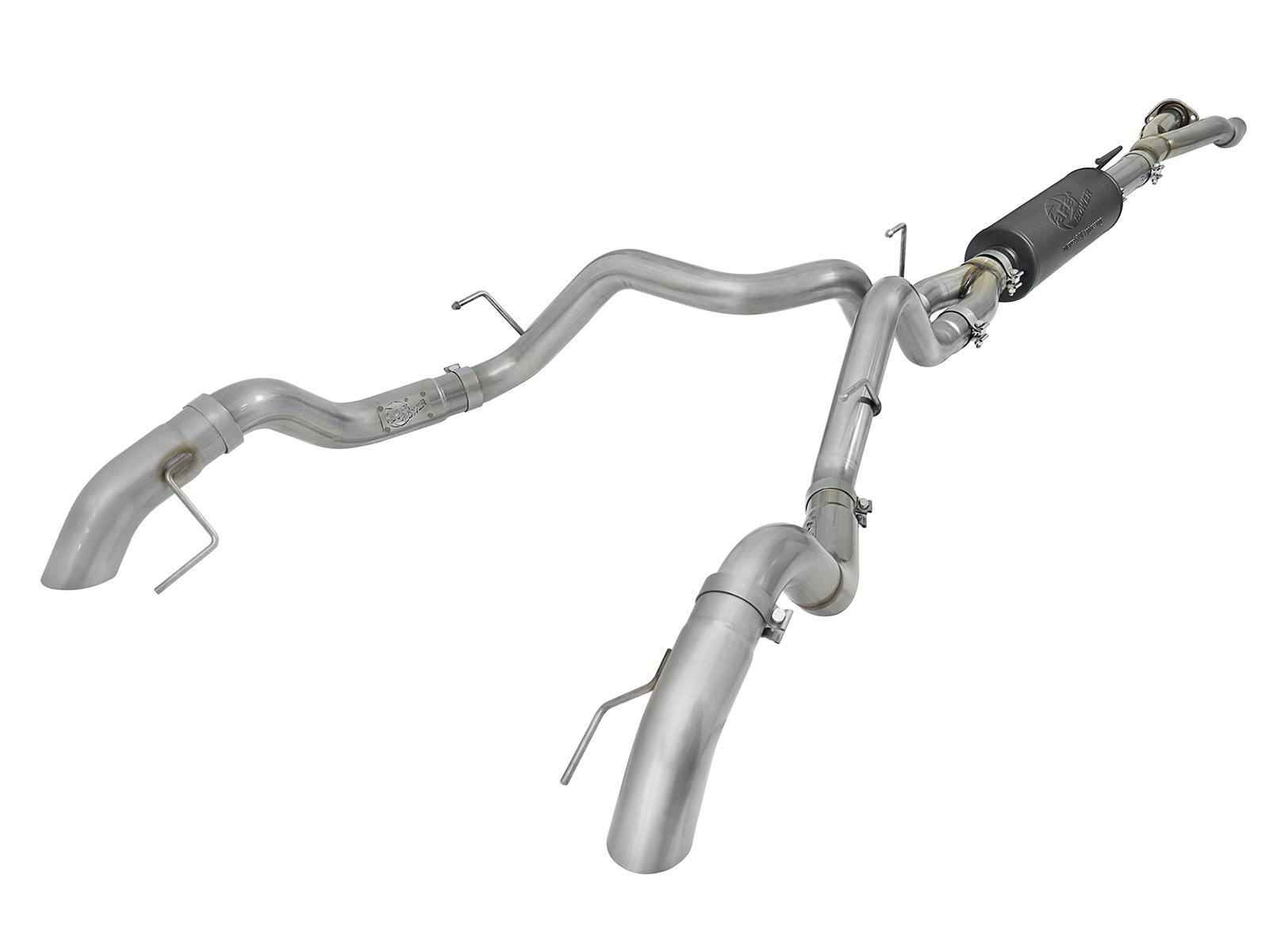 AFE 49-33095 MACH Force-Xp 3 IN 304 Stainless Cat-Back Hi-Tuck Exhaust System w/ Raw Tips