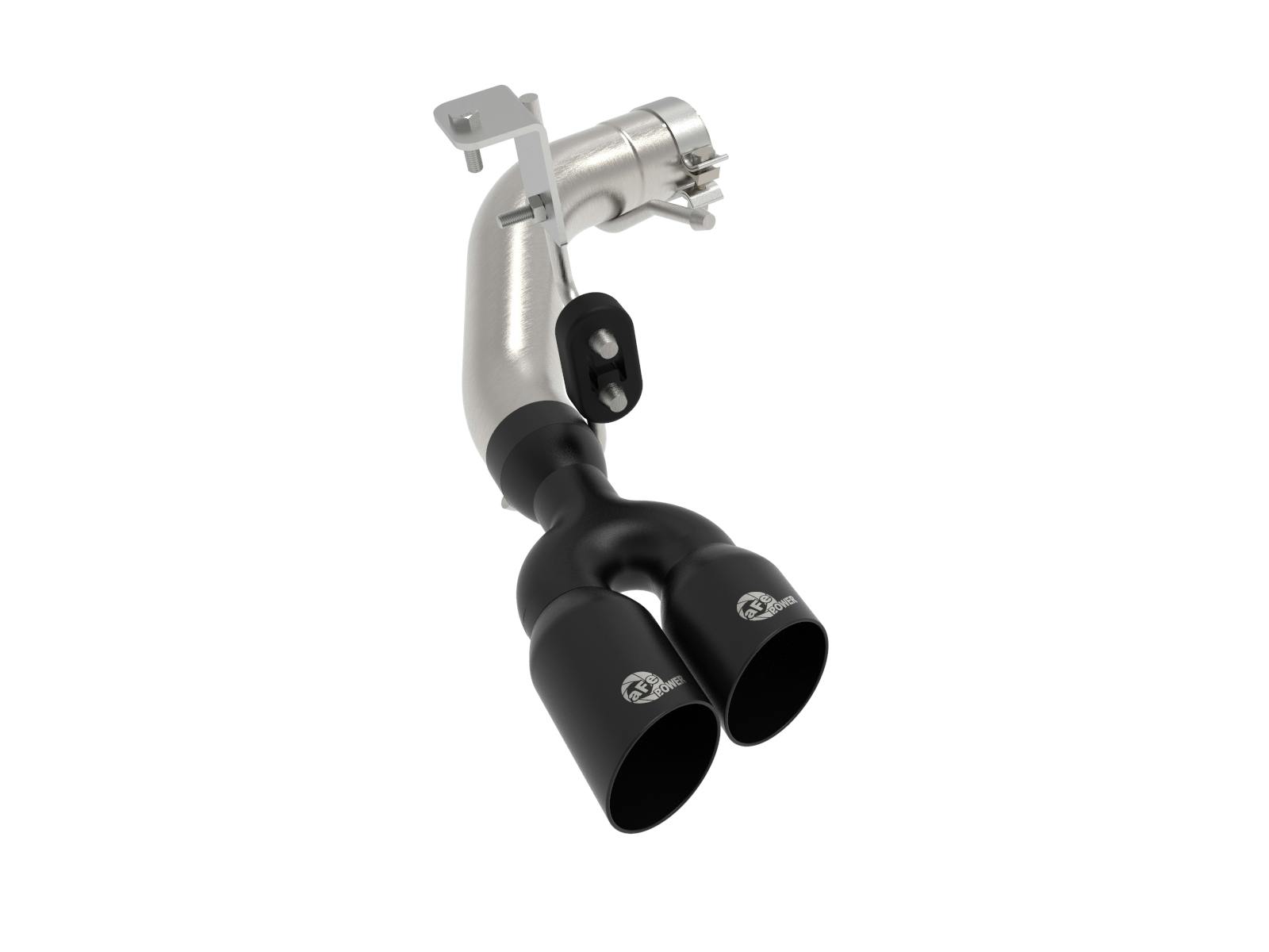 AFE 49-33110-B Rebel Series 3 IN 304 Stainless Steel Cat-Back Exhaust System w/ Black Tips