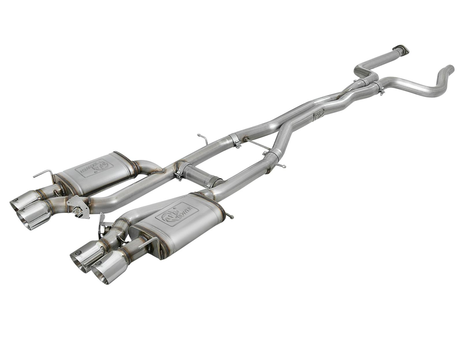 AFE 49-34078-P MACH Force-Xp 3 IN 304 Stainless Steel Cat-Back Exhaust System w/ Polished Tip