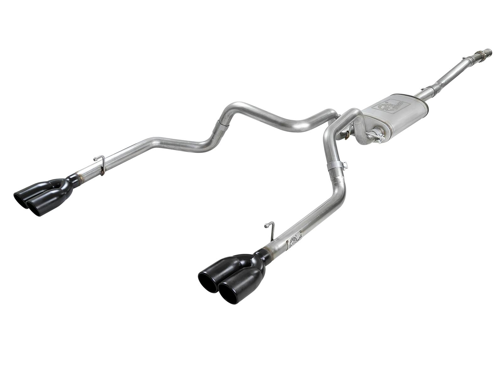 AFE 49-34104-B Vulcan Series 304 Stainless Steel Cat-Back Exhaust System w/ Black Tip
