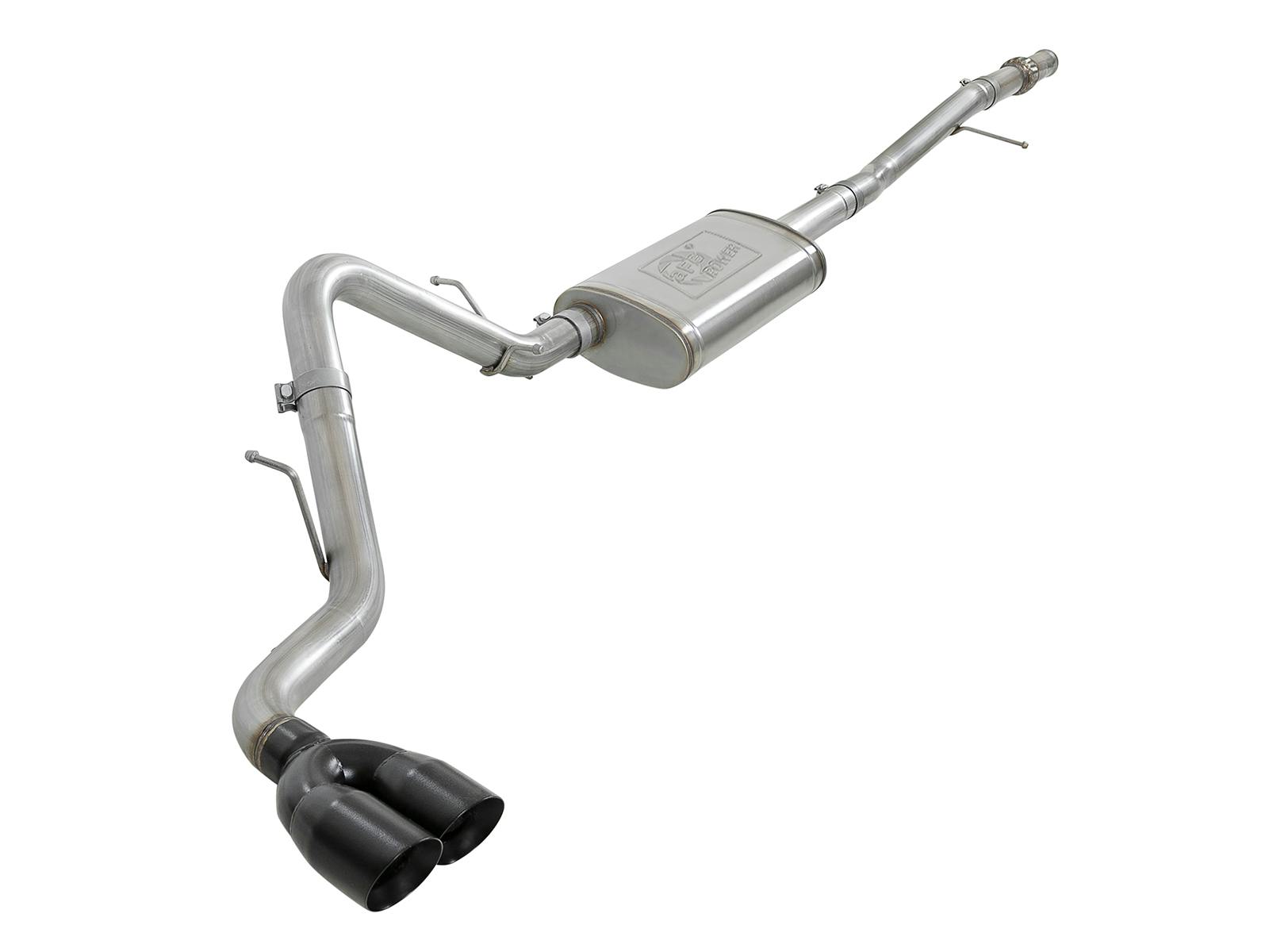 AFE 49-34106-B Vulcan Series 3 IN 304 Stainless Steel Cat-Back Exhaust System w/ Black Tips