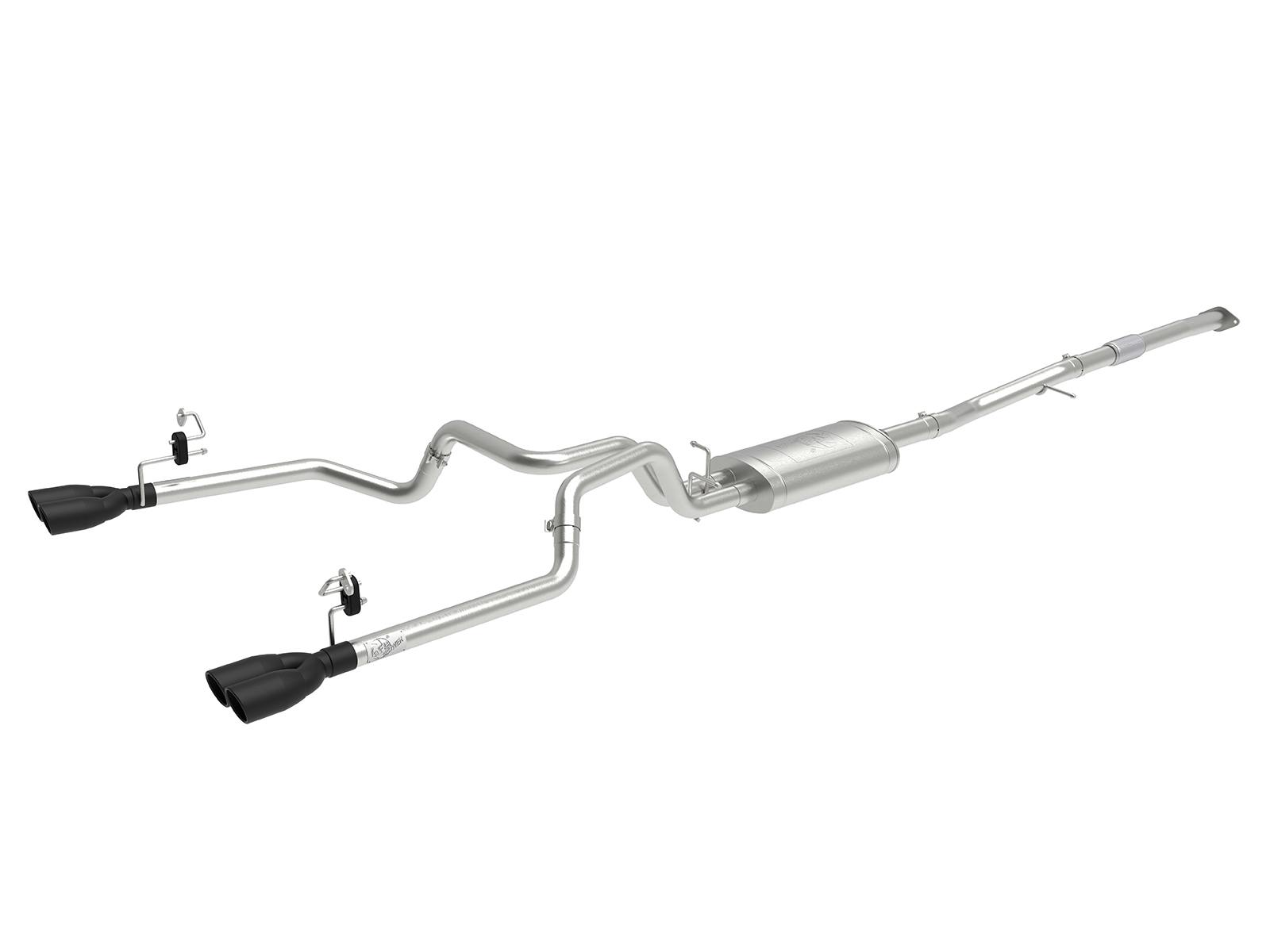 AFE 49-34110-B Vulcan Series 304 Stainless Steel Cat-Back Exhaust System w/ Black Tip