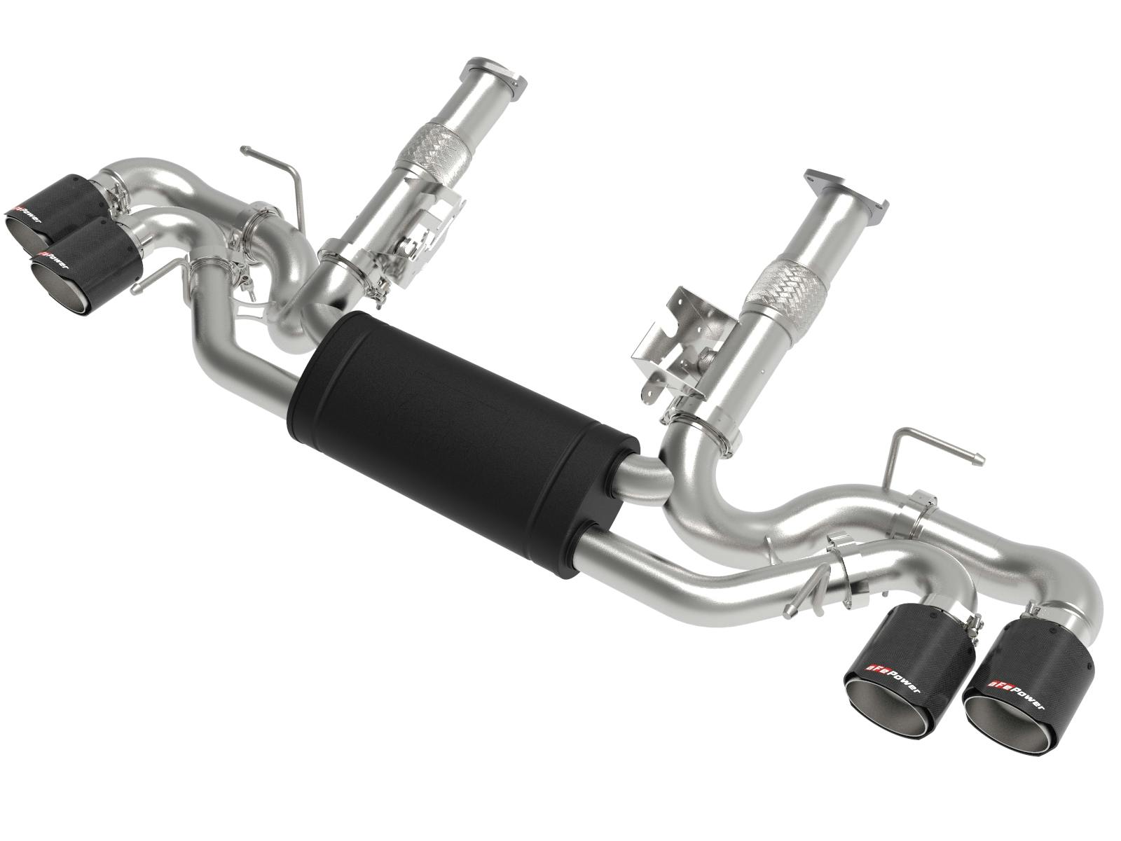 AFE 49-34127-C MACH Force-Xp 304 Stainless Steel Cat-Back Exhaust w/ Muffler Carbon (No NPP)
