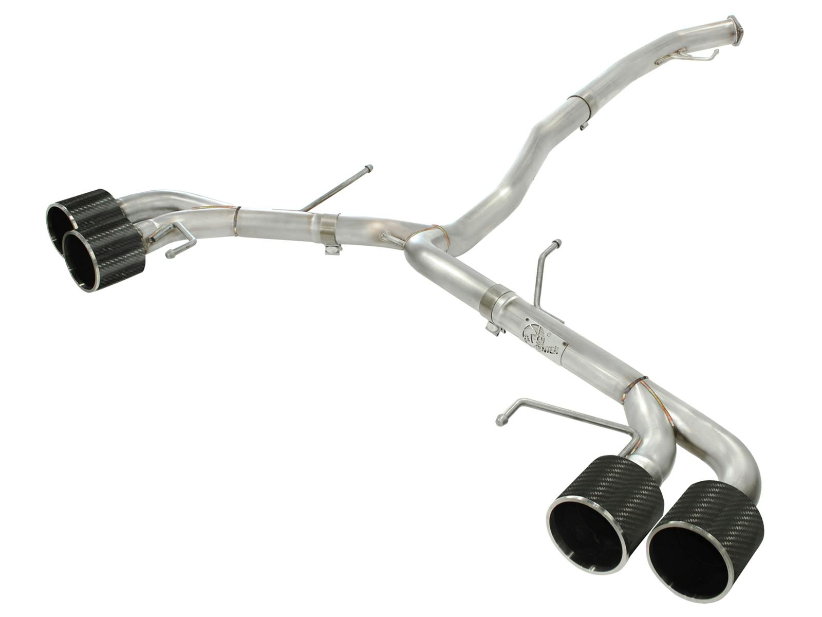 AFE 49-36108-C Takeda 3 IN to 2-1/2 IN 304 Stainless Steel Cat-Back Exhaust System