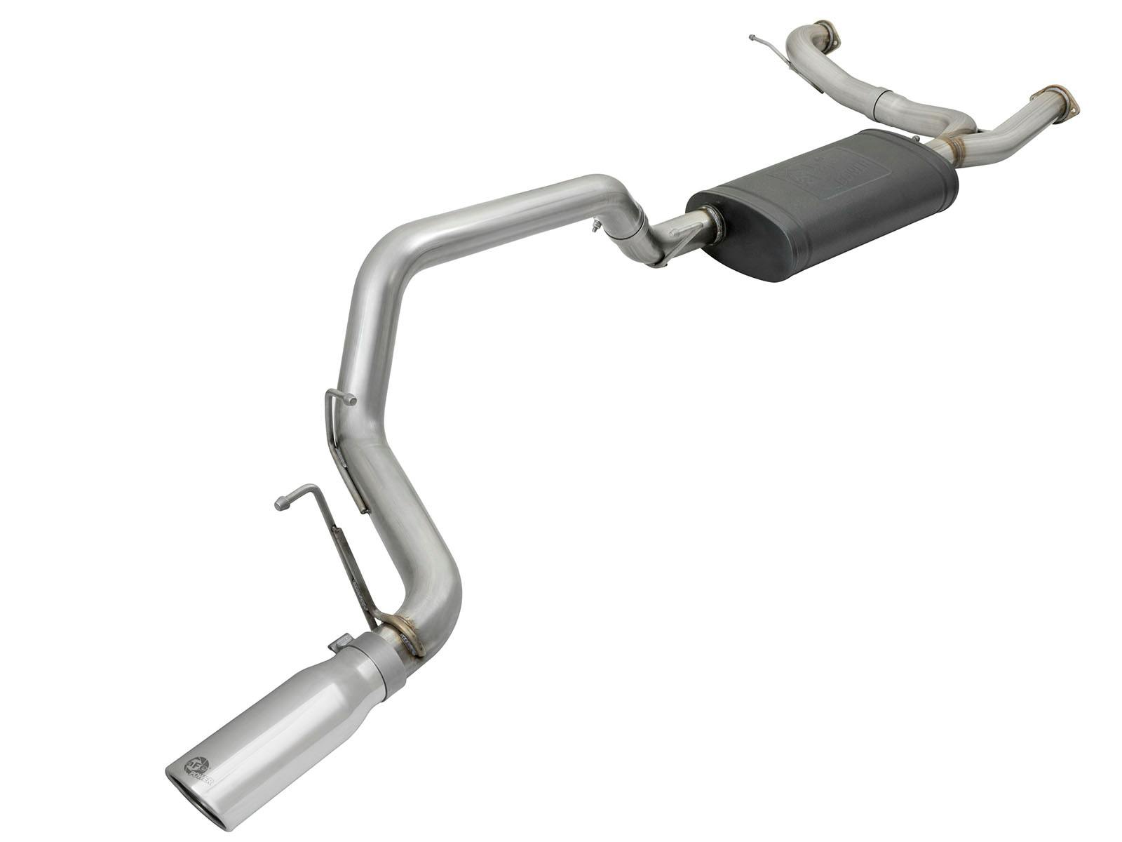 AFE 49-36114-P MACH Force XP 3 Cat-Back 304 Stainless Steel Exhaust System w/Black Tip"